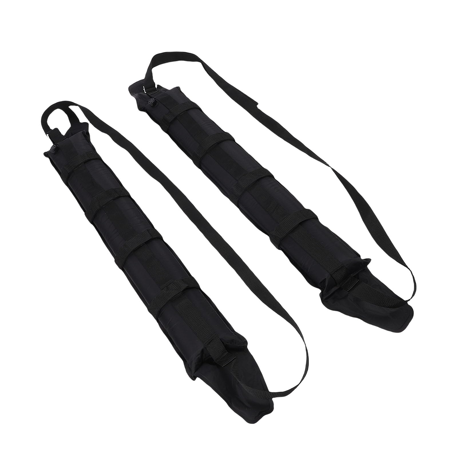 Ausla Dachträgerpolster, Weicher Nylon-Dachträger, 80 Kg Belastbar, mit Verstellbaren Nockenschnallengurten, Schnelle Installation für Surfbretter, Kajaks und Wassersportausrüstung in Autos und SUVs