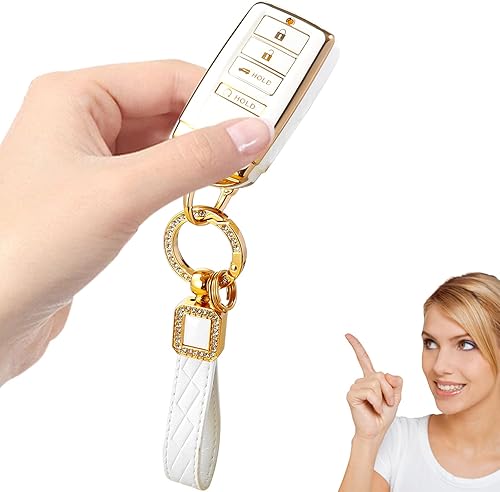 Vista 12 de Funda para llavero Acura, TPU suave de 360 grados, protección para llavero de automóvil Acura CDX NSX RDX RLX TLX TLX TLX-L, Rojo