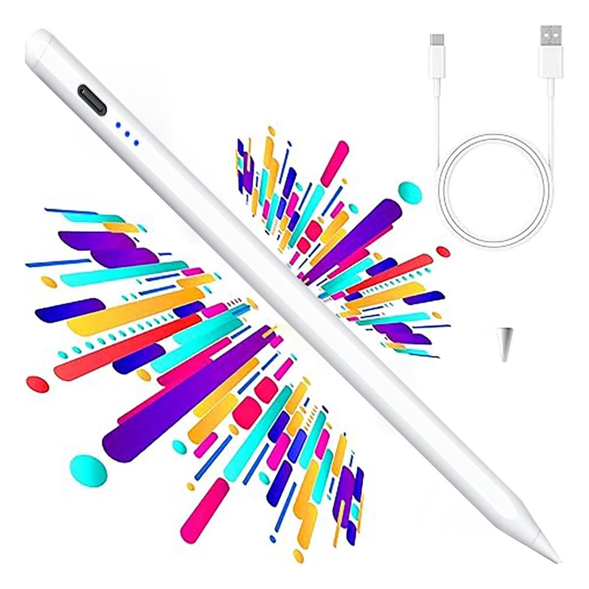 Aktywny wielofunkcyjny rysik, magnetyczny rysik dotykowy z czujnikiem pochylenia do użytku na smartfonach Apple iPad