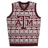 FOCO Texas A&M Aztec Print Ugly Sweater Vest Double Extra Large