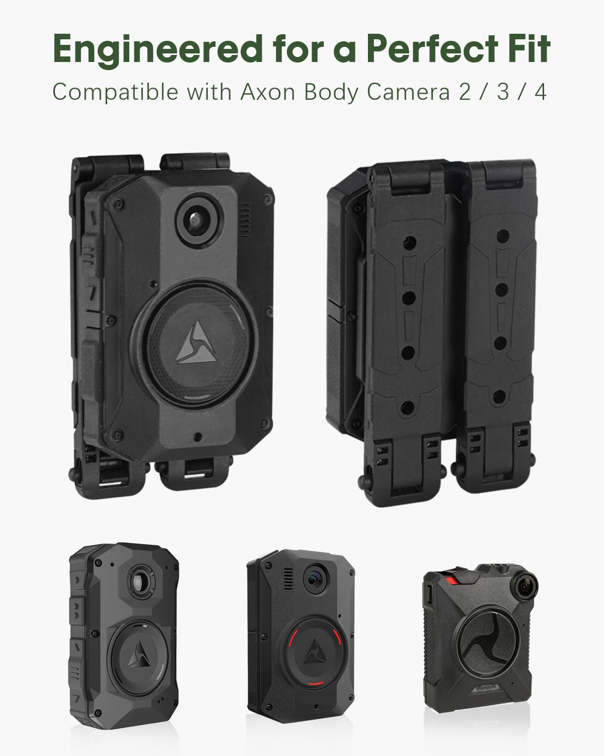 Amazon | Axon Taserボディカメラ2、3、4用デュアルMOLLEカメラ