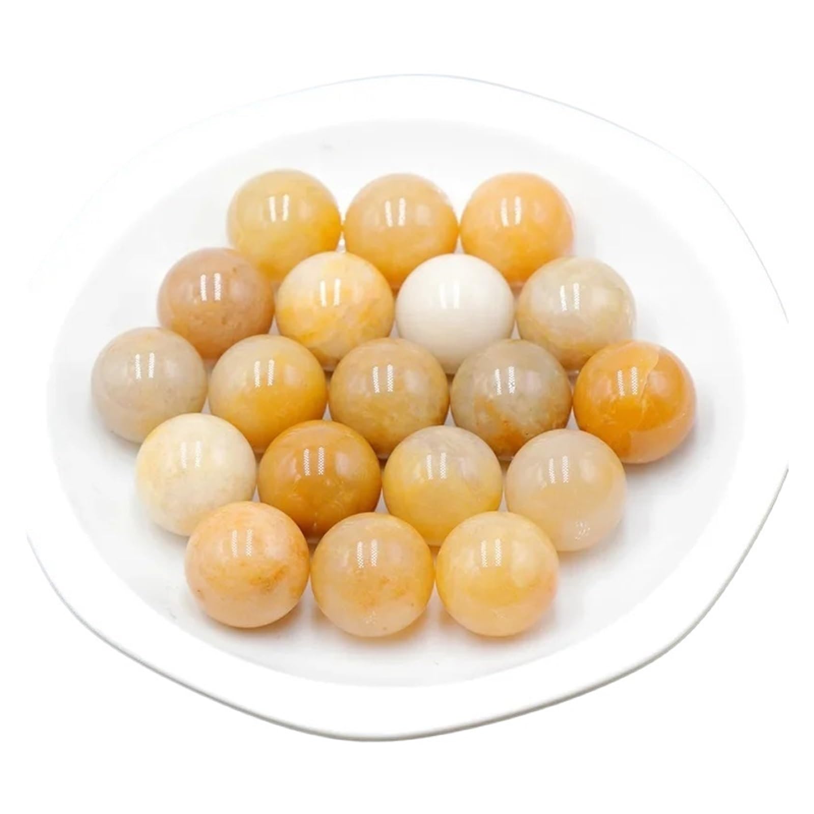 Substrato Naturale in Quarzo per acquari, Ghiaia for Acquario 16mm Pietra Agata Pietra preziosa Sfera di Cristallo Multicolor 5 pz(Color 11,10pcs)