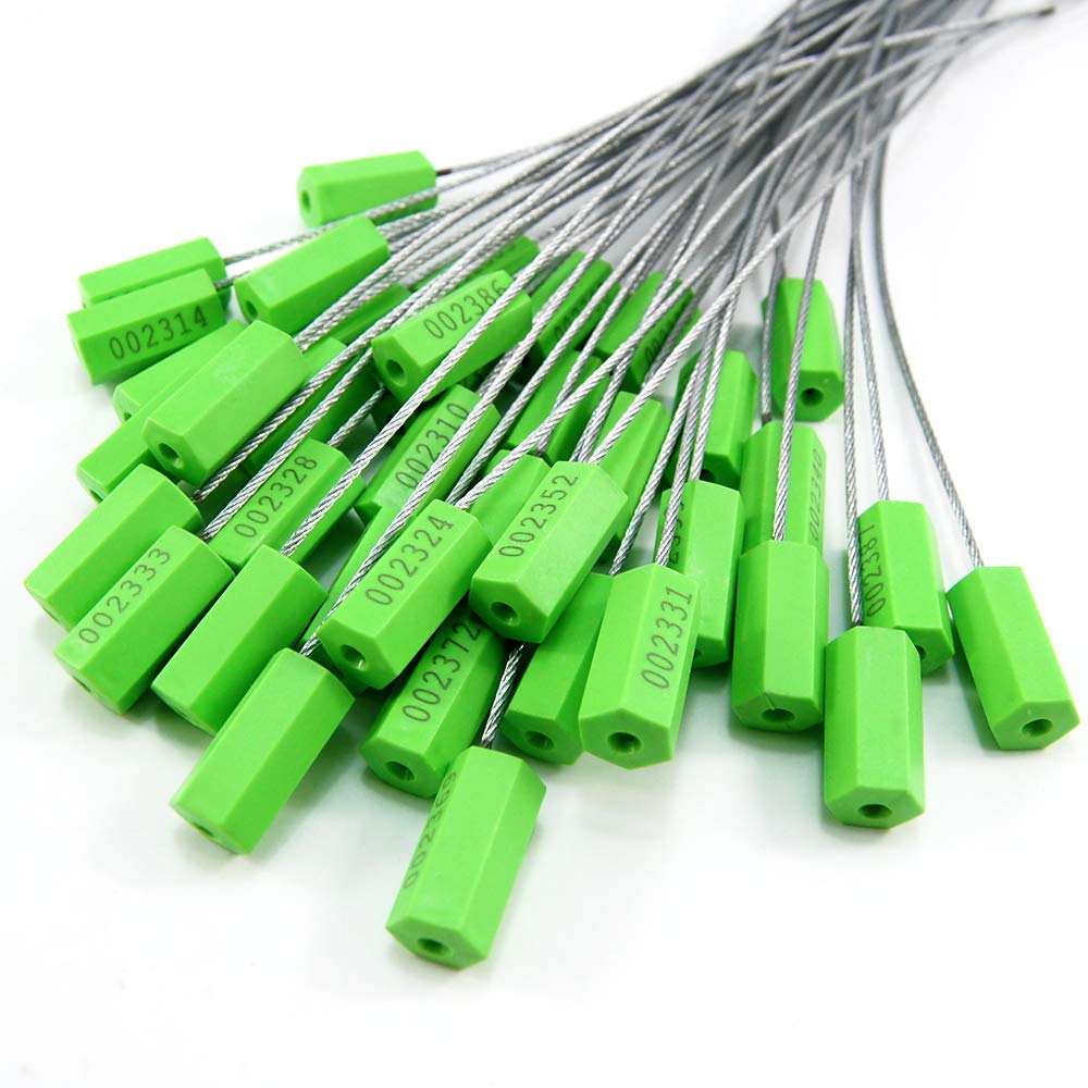 Bridas para cables, Bridas reutilizables con autocierre, ajustables y numeradas, multicolor, en varios tamaños(Grün,50)