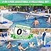 GoSports Splash Hoop 2-in-1 Full Court Pool Basketball & Volleyball Game Set