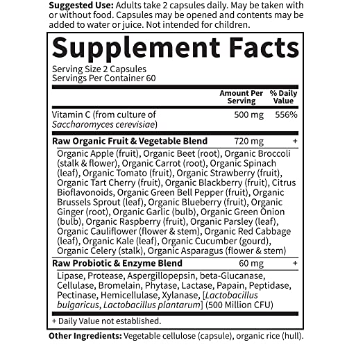 Garden Of Life 102010 Raw Vitamin Code Vitamin C, 120 Vegan Capsules, 500Mg Whole Food Vitamin C Supplements thumb #3