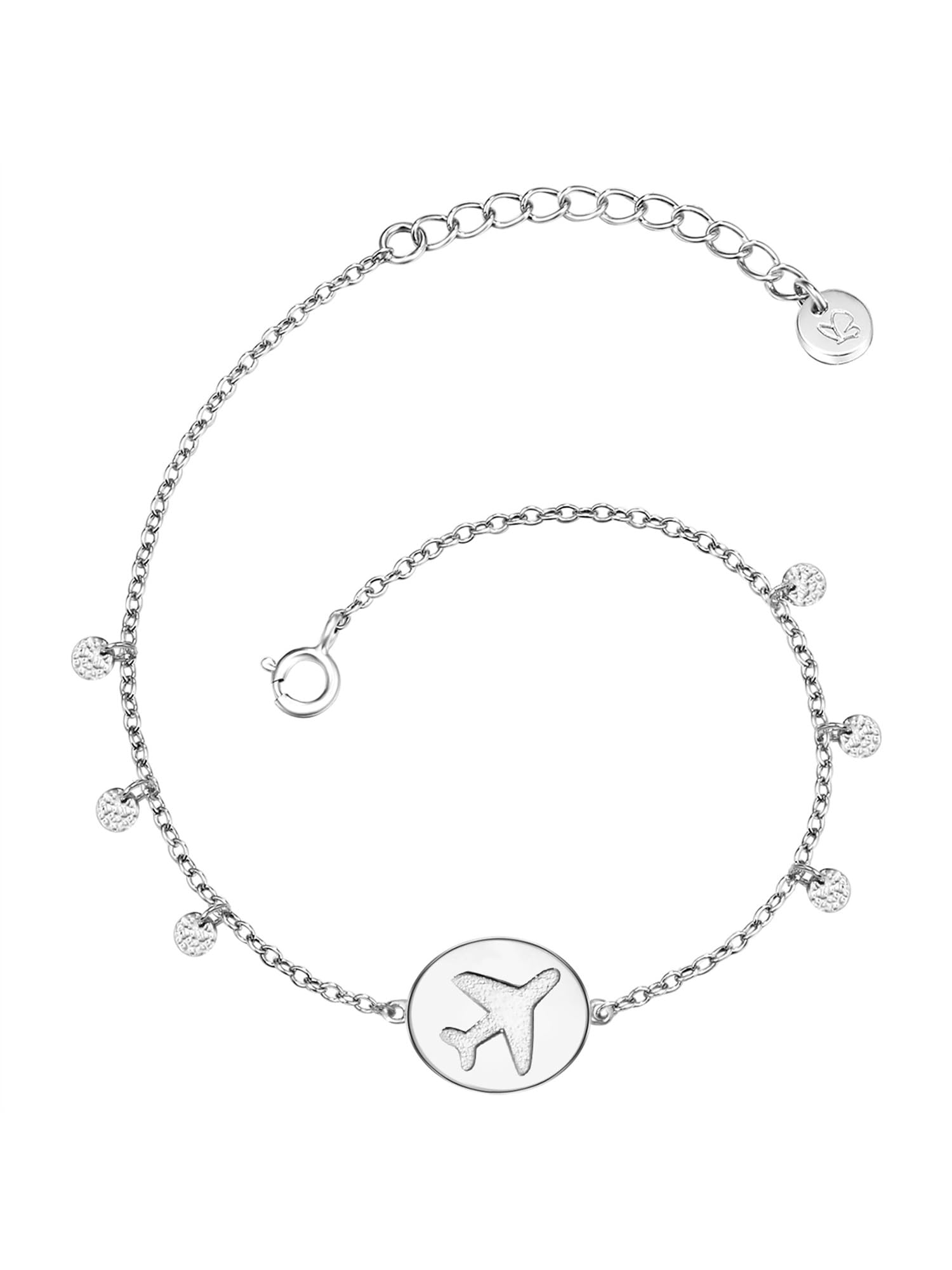 Glanzstücke München Bracciale ad ancorada Donna in Argento Sterling 925