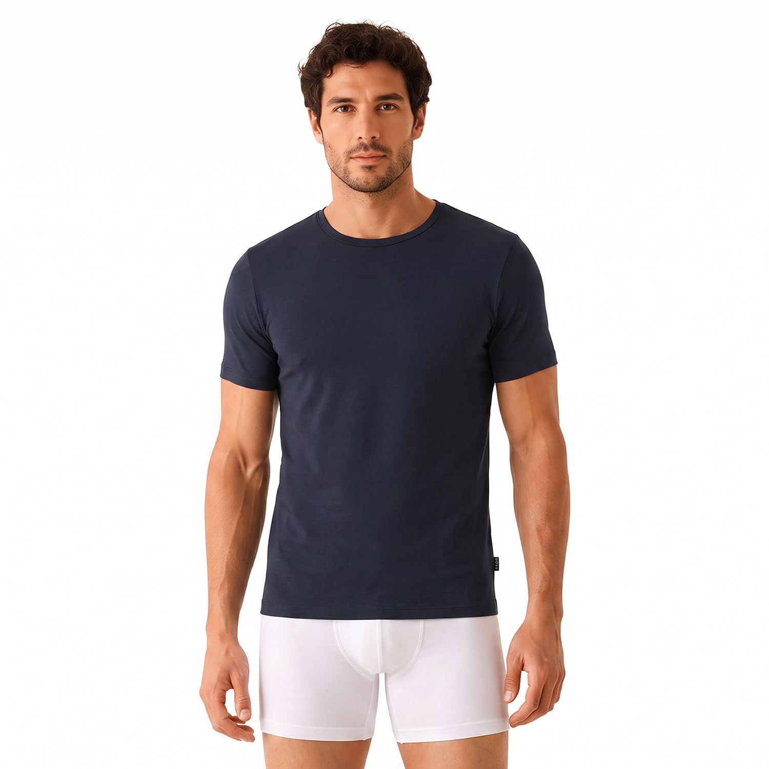 Boss Tshirt RN 3p Bamboo 10270020 0 Underwear_T_Shirt Hombre