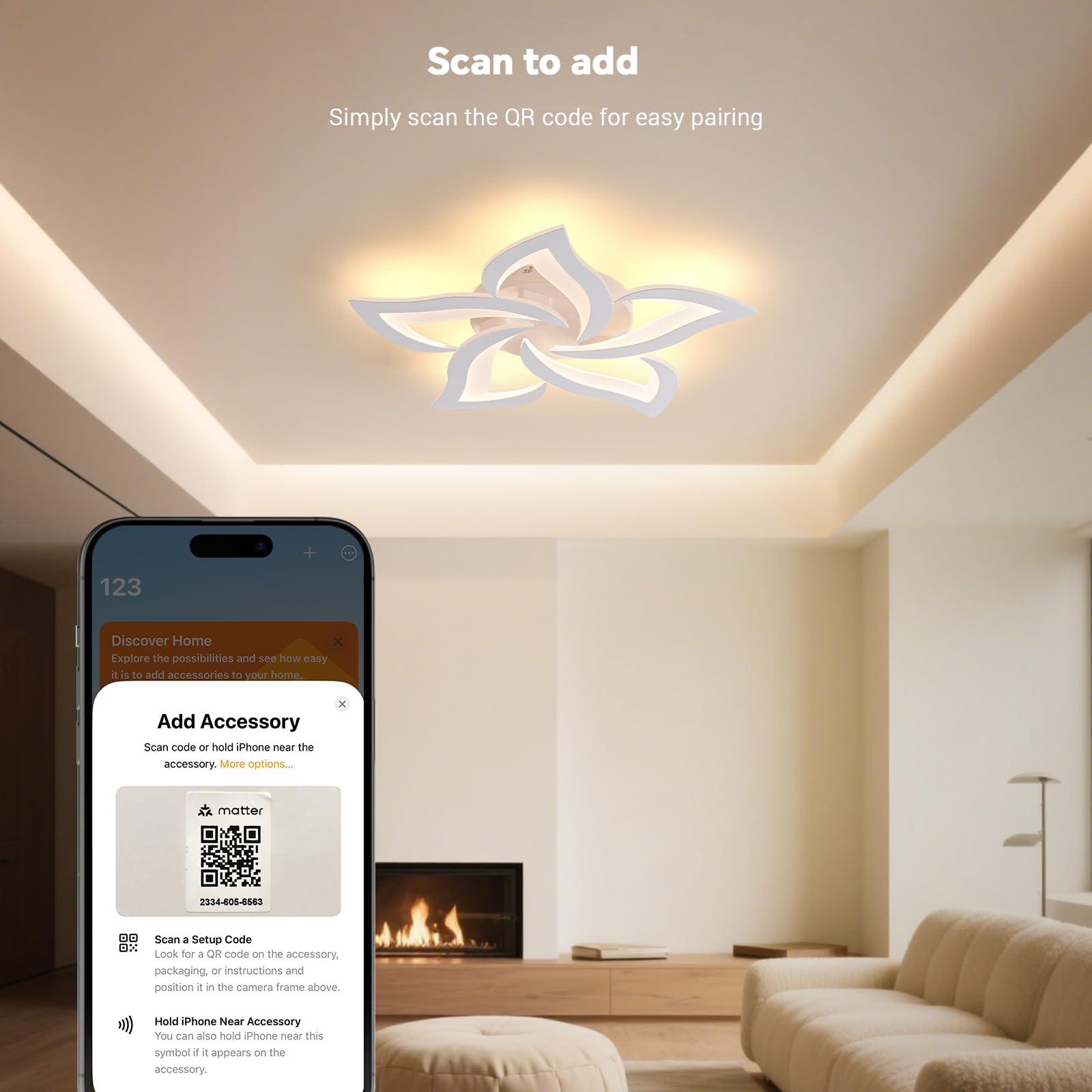 BAYHT Plafón LED, Plafón de 45 W compatible con HomeKit, Alexa, Google e IFTTT, Plafón Inteligente Moderno para Salón Dormitorio Comedor