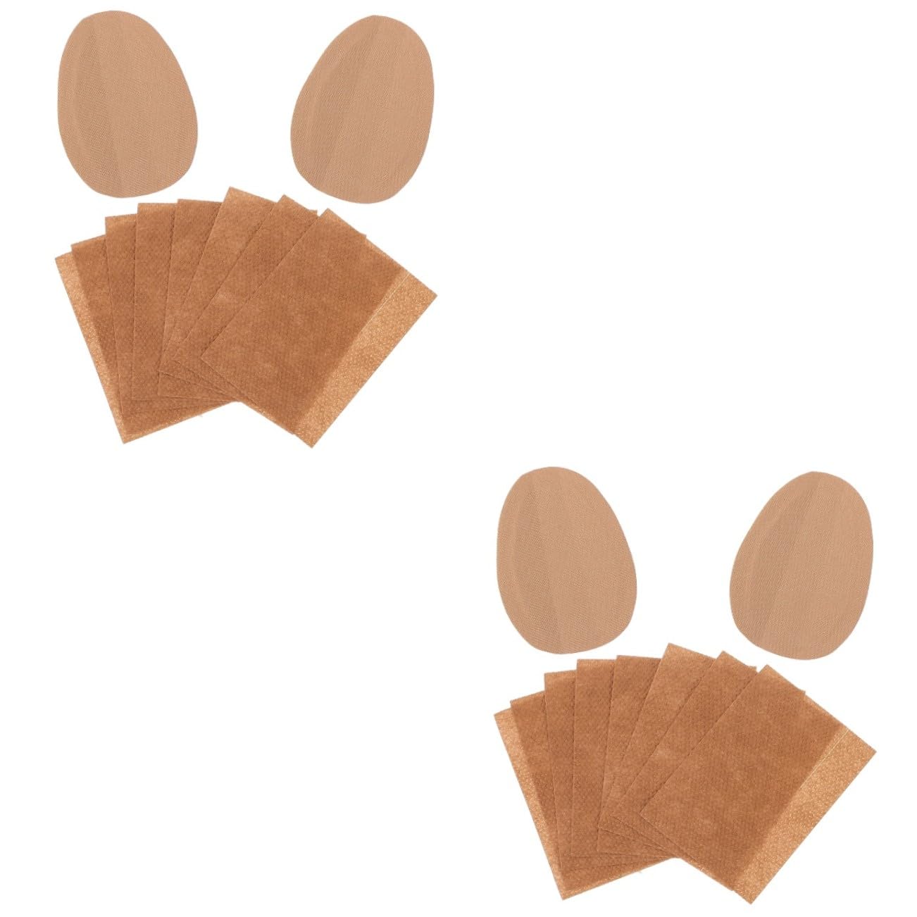 Support oreilles de chiens autocollant - 2 paires d'outils de redressement doux