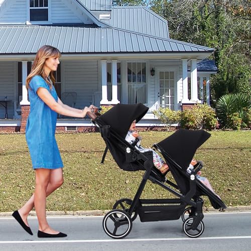 Gaomon Double Stroller Track Tandem Stroller For Infant And Toddler thumb #7