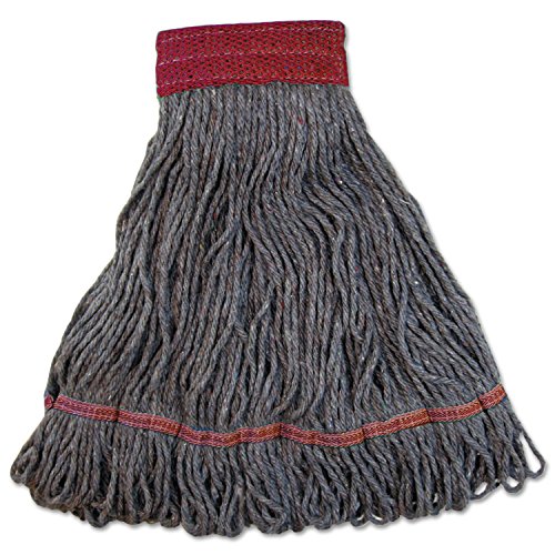 Image of Boardwalk UNS1800LB Pro Loop Web /tailband Mop Head, Blue, Large, 12 /carton
