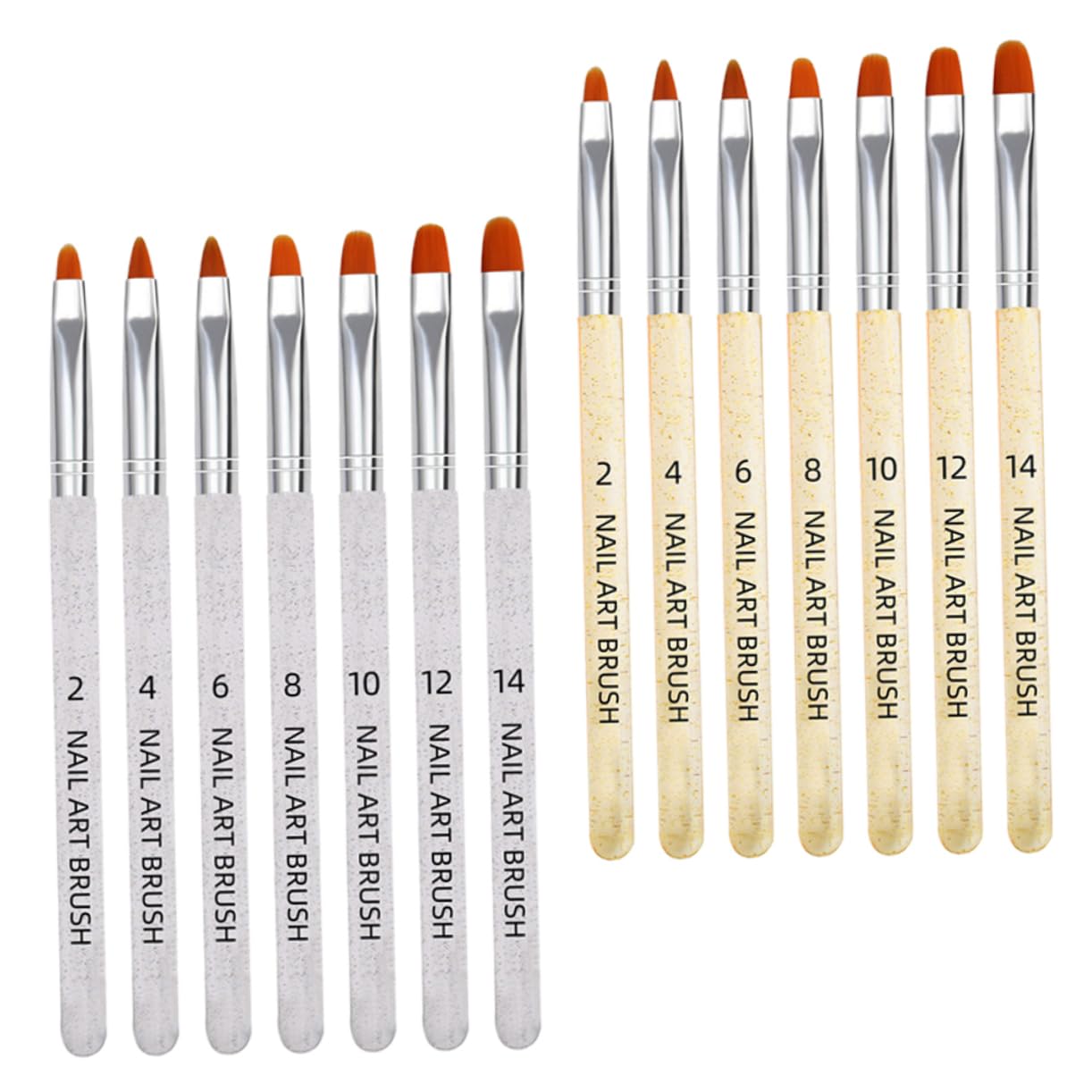 Healvian Set Di 3 Pennelli Per Nail Art Pennelli Per Punteggiatura Pennelli Per Pittura Pennelli Per Manicure Facili Da Usare 14 Pezzi*3