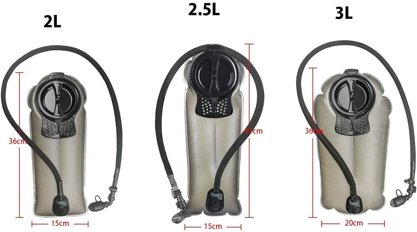 Unigear Sacca Idratazione, Sacca da Vescica per Idratazione BPA Approvato FDA e Senza Gusto per Zaino in Spalla, Ciclismo, Trekking e Campeggio