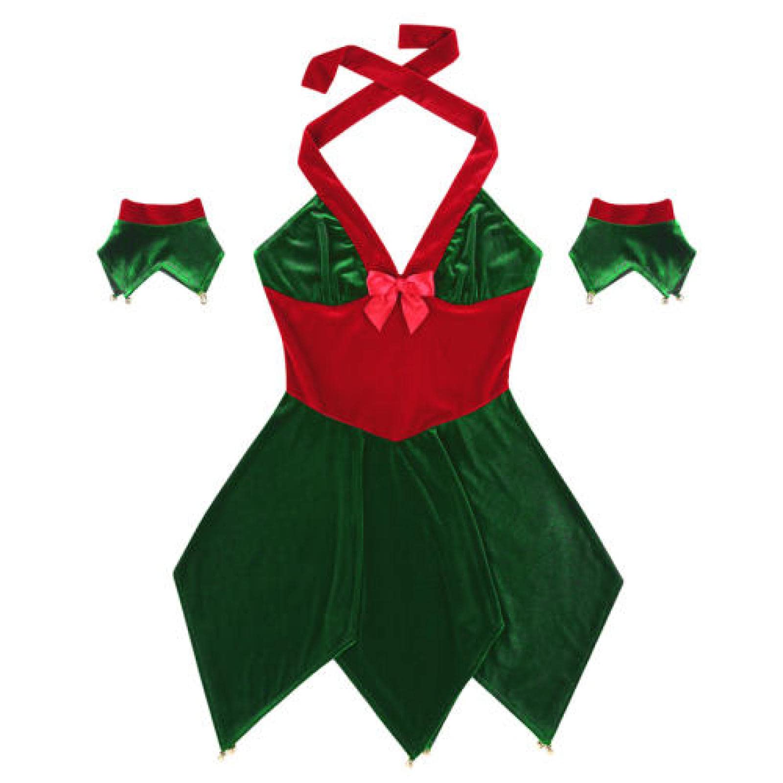 Ropa De Dormir Conjunto Sexy Disfraz De Navidad para Adultos para Mujer, Puño Suave, Vestido De Navidad, Puño, Disfraz De Navidad, Vestido De Fiesta Cosplay