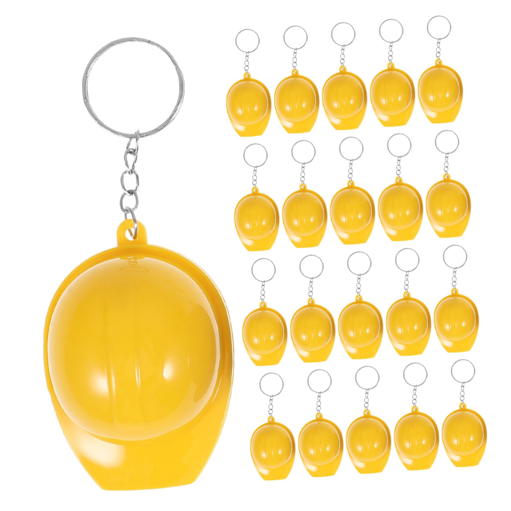 Porte-clés Casque Chantier pour Décoration Fête Thème Construction