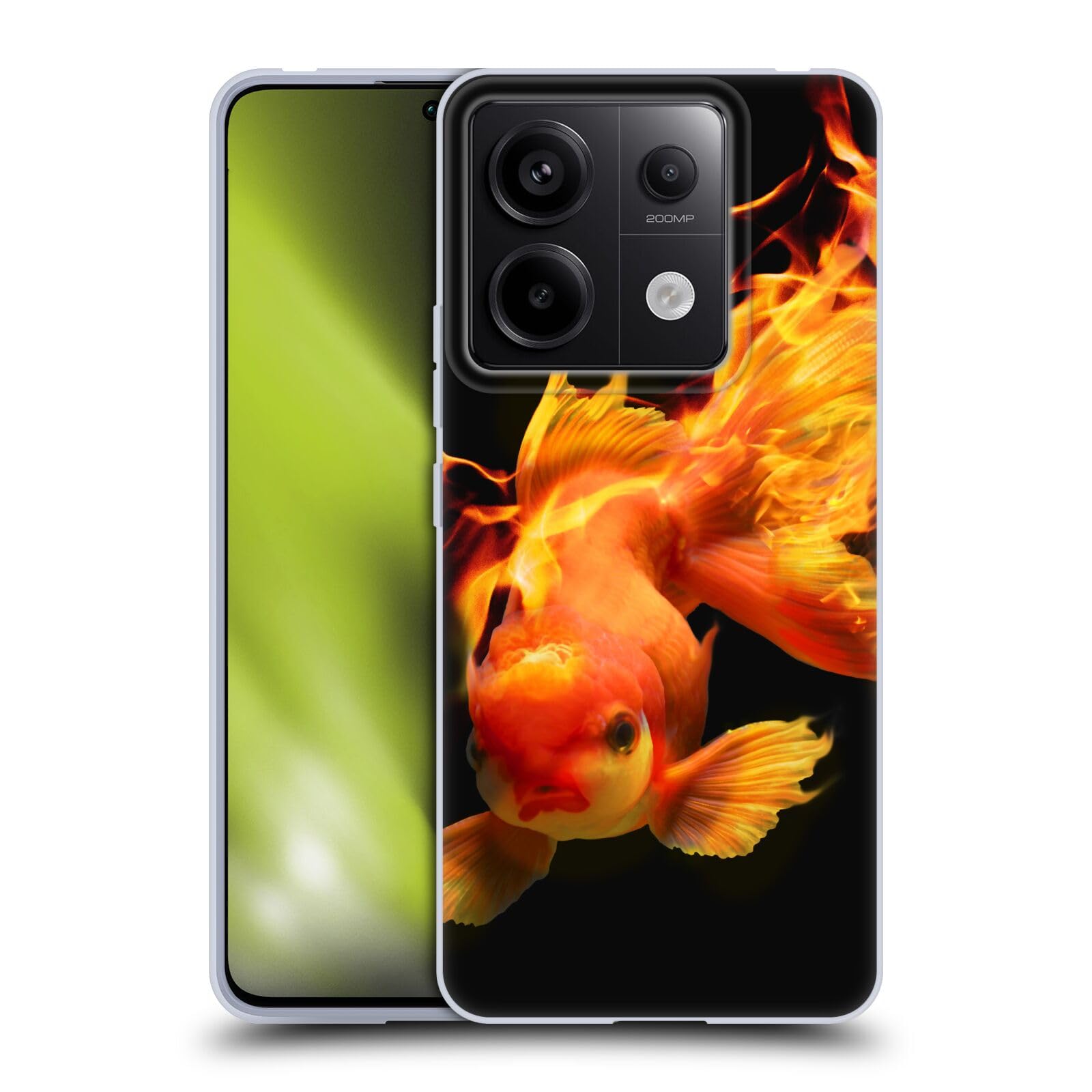 Head Case DesignsOfficially Licensed Dave Loblaw Firefish Underwater Soft Gel Case Compatible with Xiaomi Redmi Note 13 Pro 5G