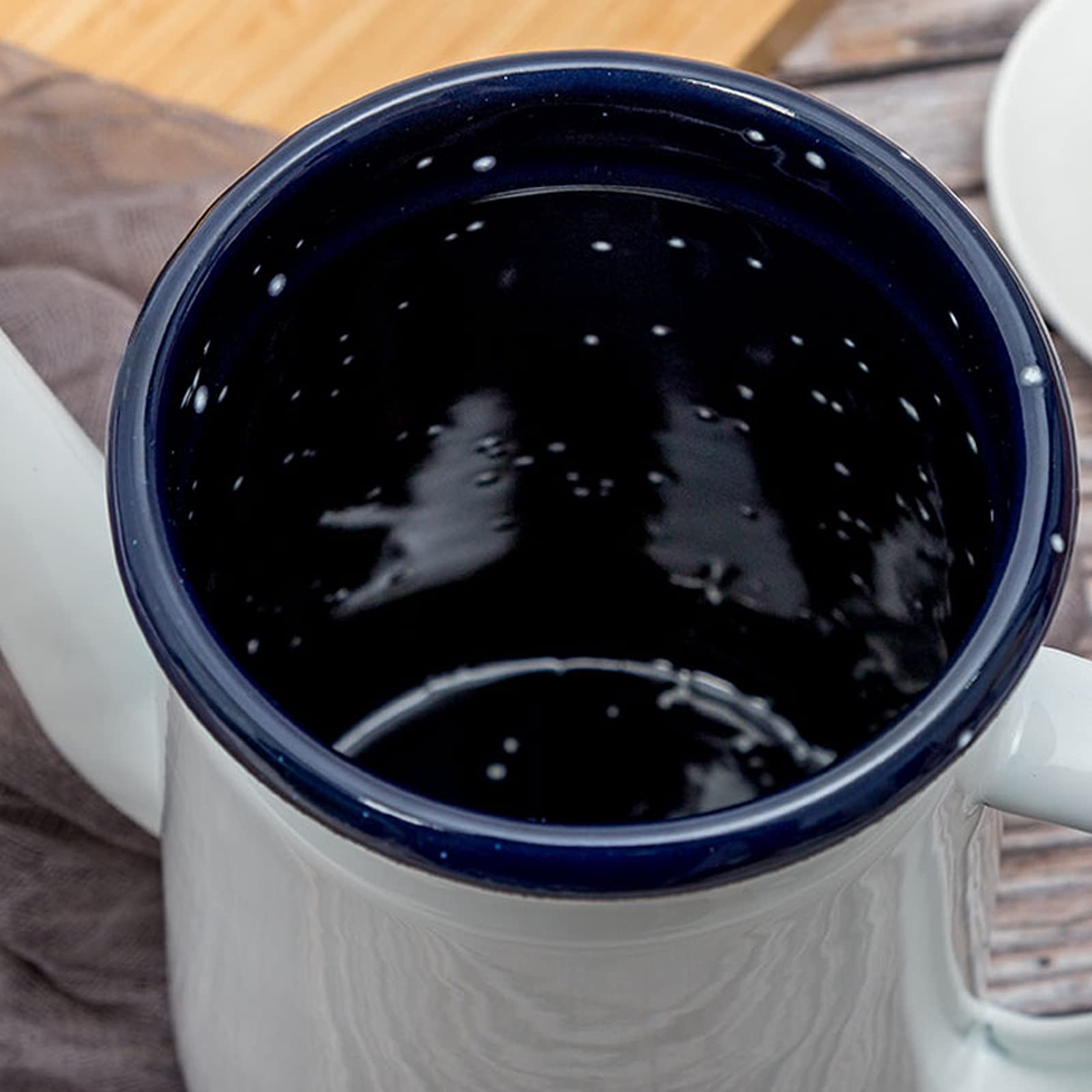 Set Teiera E Tazza In Ceramica Vintage - Bollitore Da 460ml Con Tappo In Sughero, Design Retrò - Foto 3