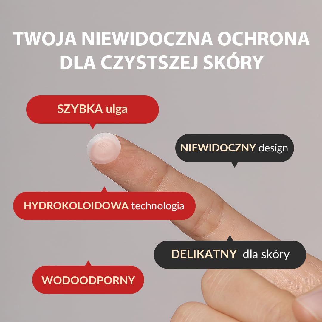 Mizon Good Bye Blemish Clear Patch, Plastry Przeciwtrądzikowe, Pokrywające Pryszcze, Ochronna Nakładka, Wodoodporne, Doskonała Adhezja do Skóry (44 sztuki)
