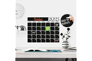Modern 2019 Chalkboard Wall Decal Calendar