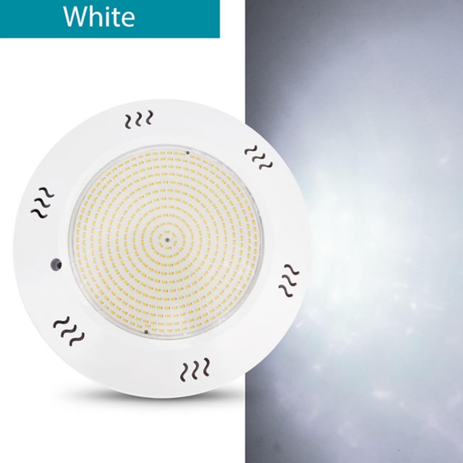 LIZEALUCKY SMD 2835 LED-Poolleuchte IP68 Vollharzgeklebte wandmontierte Unterwasserleuchte für den Hotelhof AC 12V (Bruder)