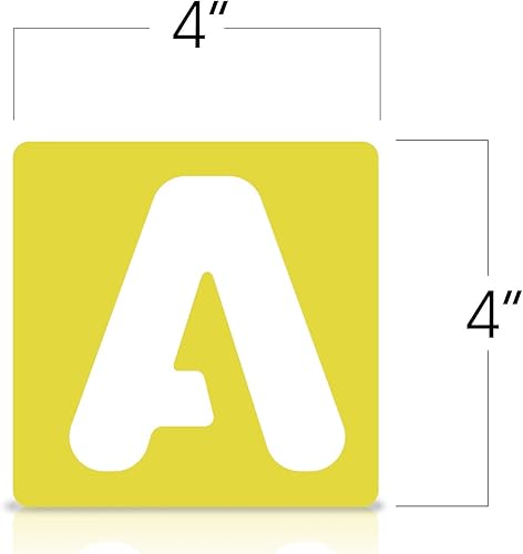 Miniatura 2 de Karty Juego de plantillas de letras del alfabeto para niños y adultos, plantillas de pintura, letras y dibujo, plantillas grandes de plástico ABC