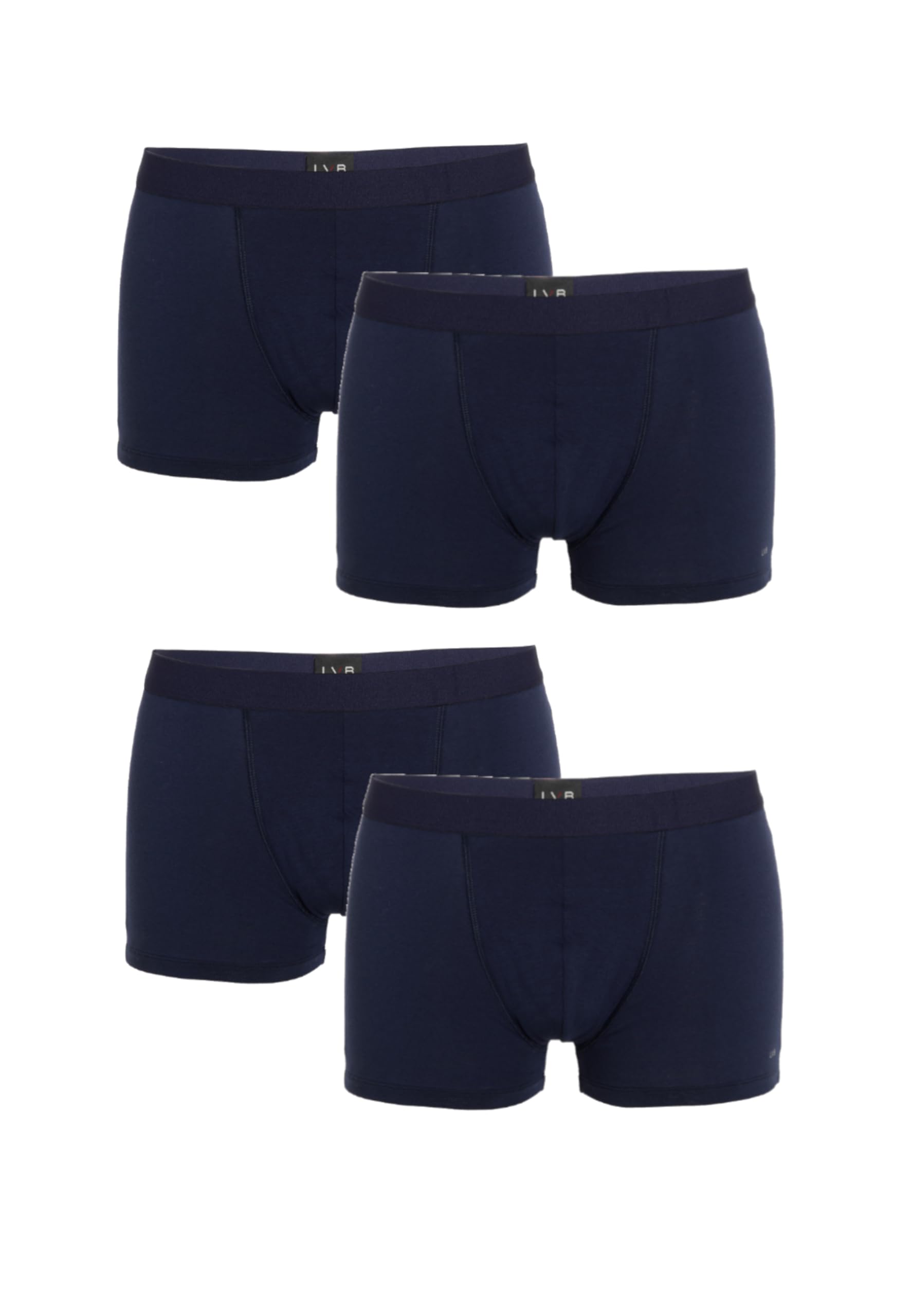 Lovable Boxer in Cotone Elasticizzato | Multipack | Pacco 4 Pezzi | Comodi e Traspiranti | Intimo Basic Comfort Quotidiano | Mutande Uomo X4