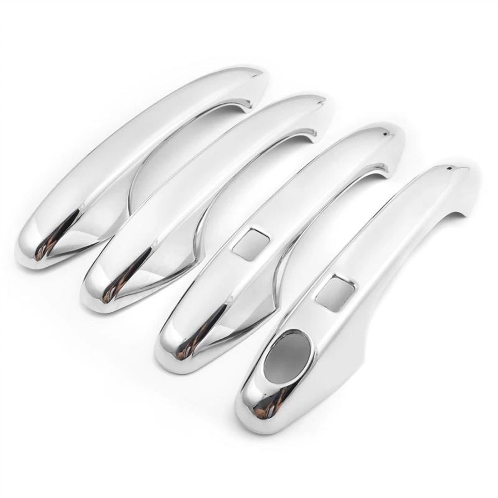 KJHOPY Car Accessories Exterior Door Handle Bowl Trim Cover Frame for Haval H6 3rd Gen 2021-2023 GT DHT-PHEV Exterior Door Handle(Chrome C)