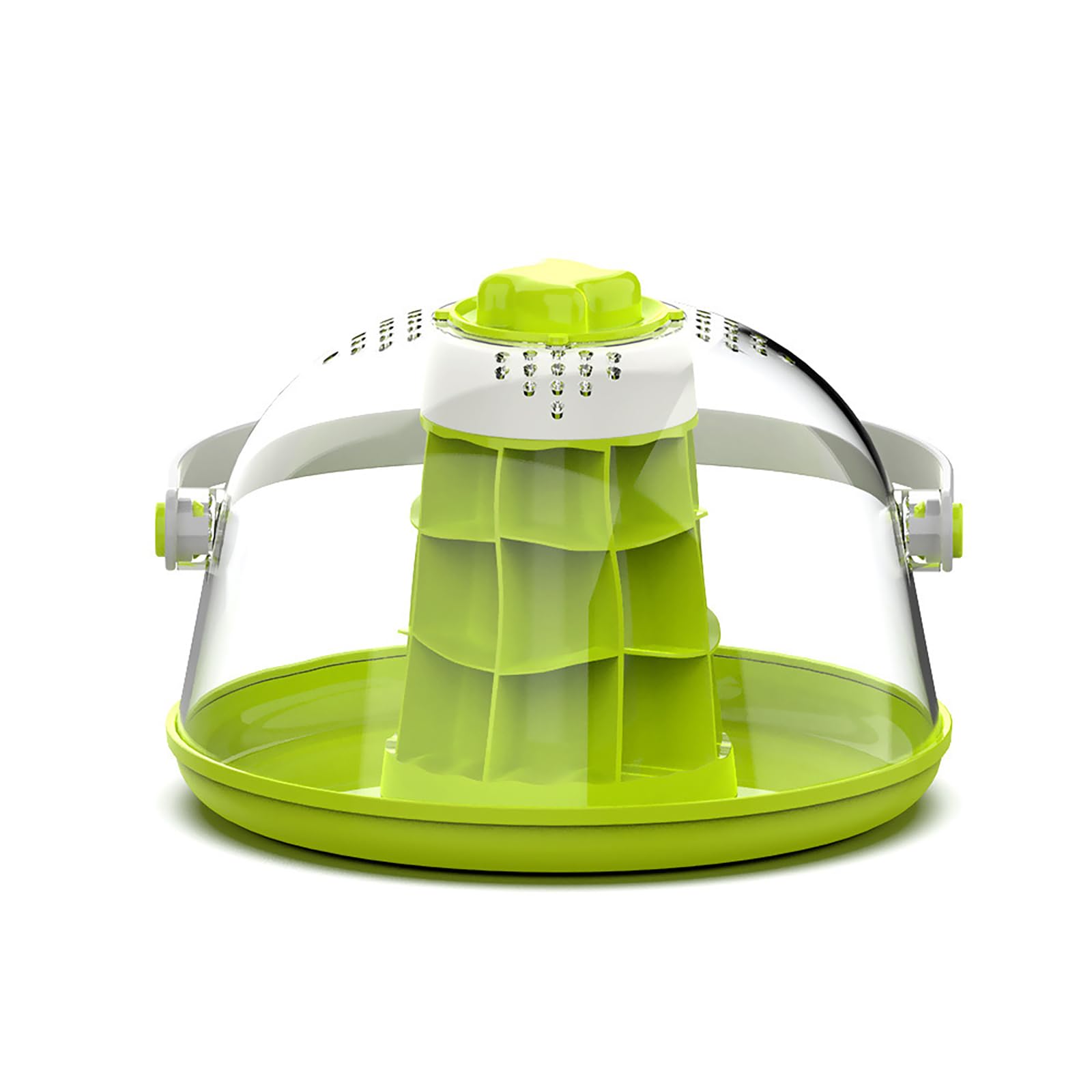 Multifunktionale Schnecken-Beobachtungs- und Zuchtbox, pädagogischer Lebensraum für Kinder, 23 x 19,5 x 13,5 cm, ABS- und PC-Material, leicht zu reinigen, gut belüftet, geeignet für Seidenraupen - 5