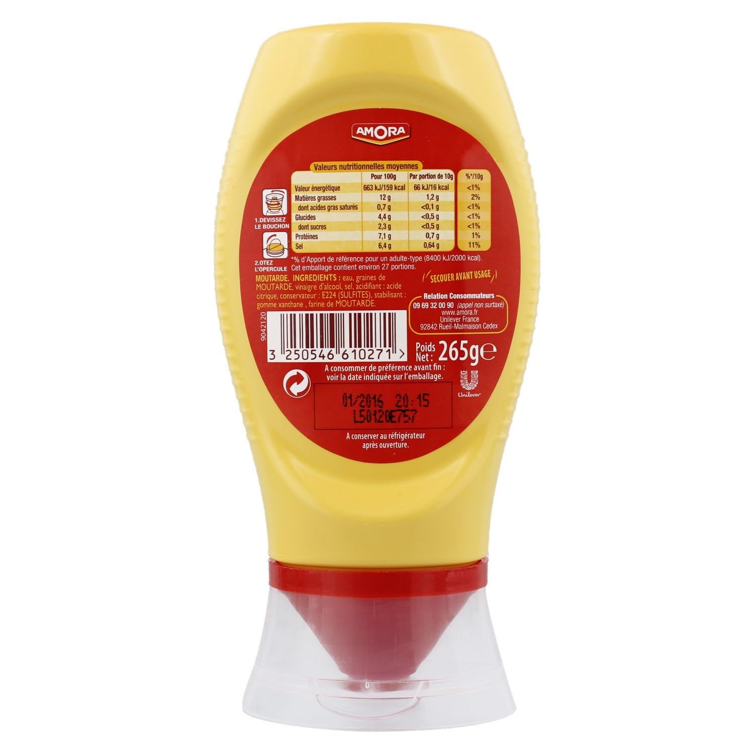 Amora Mostaza de Dijon 265 g