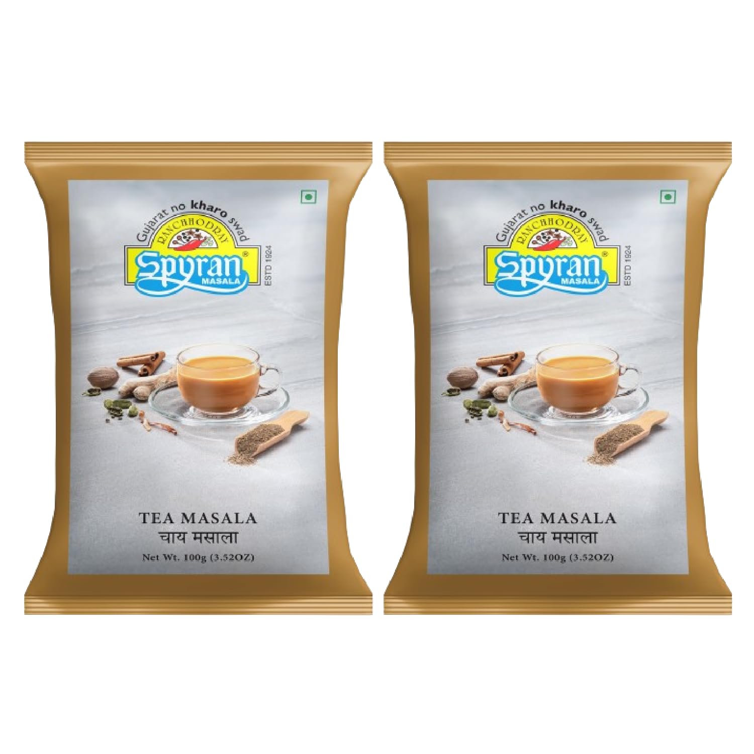 Spyran Tea Masala Powder, Aromatic Chai Masala, Immunity-Boosting, Helps with Cold & Cough, Traditional Ayurvedic Blend 100g (Pack of 2) (B0D8FLSKTW) Amazon Price History, Amazon Price Tracker