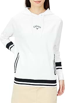 Callaway フード付きホワイトパーカー Amazon.co.jp: [キャロウェイ] レディース ニットパーカー