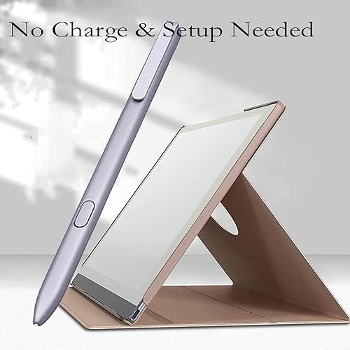 Miniatura 3 de Rotulador plateado para notable tableta de 12, repuesto de lápiz capacitivo, no necesita carga, sin configuración, sin borrador integrado, mejora tu