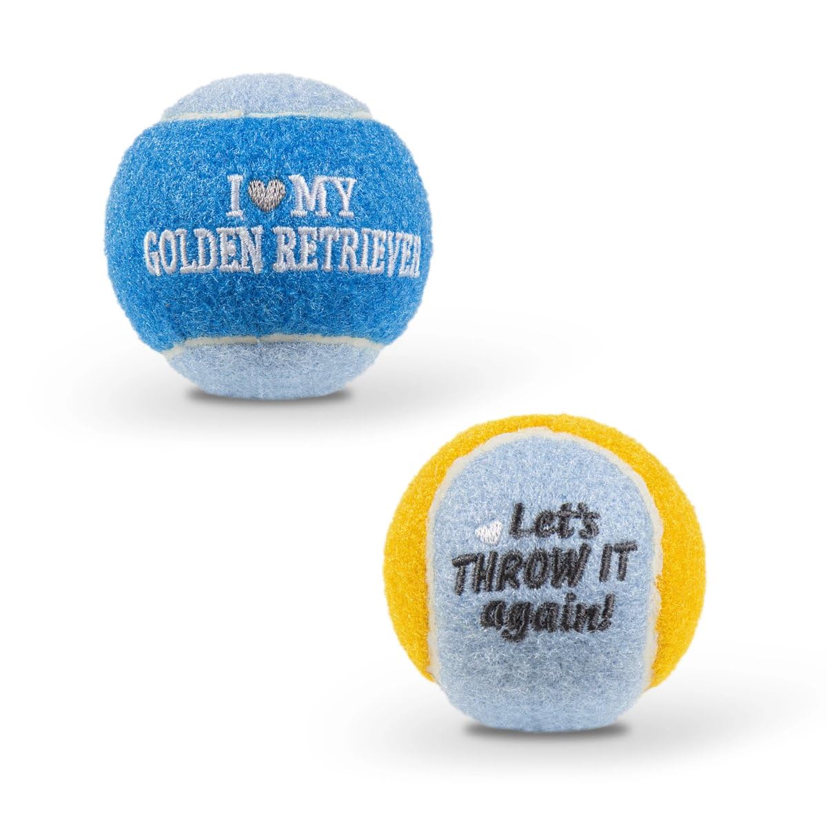 History & Heraldry Personalised Dog Balls – Pet Toy for Fun & Play – Durable, Chew-Resistant Fetch Balls for Small, Medium & Large Dogs (Golden Retriever)