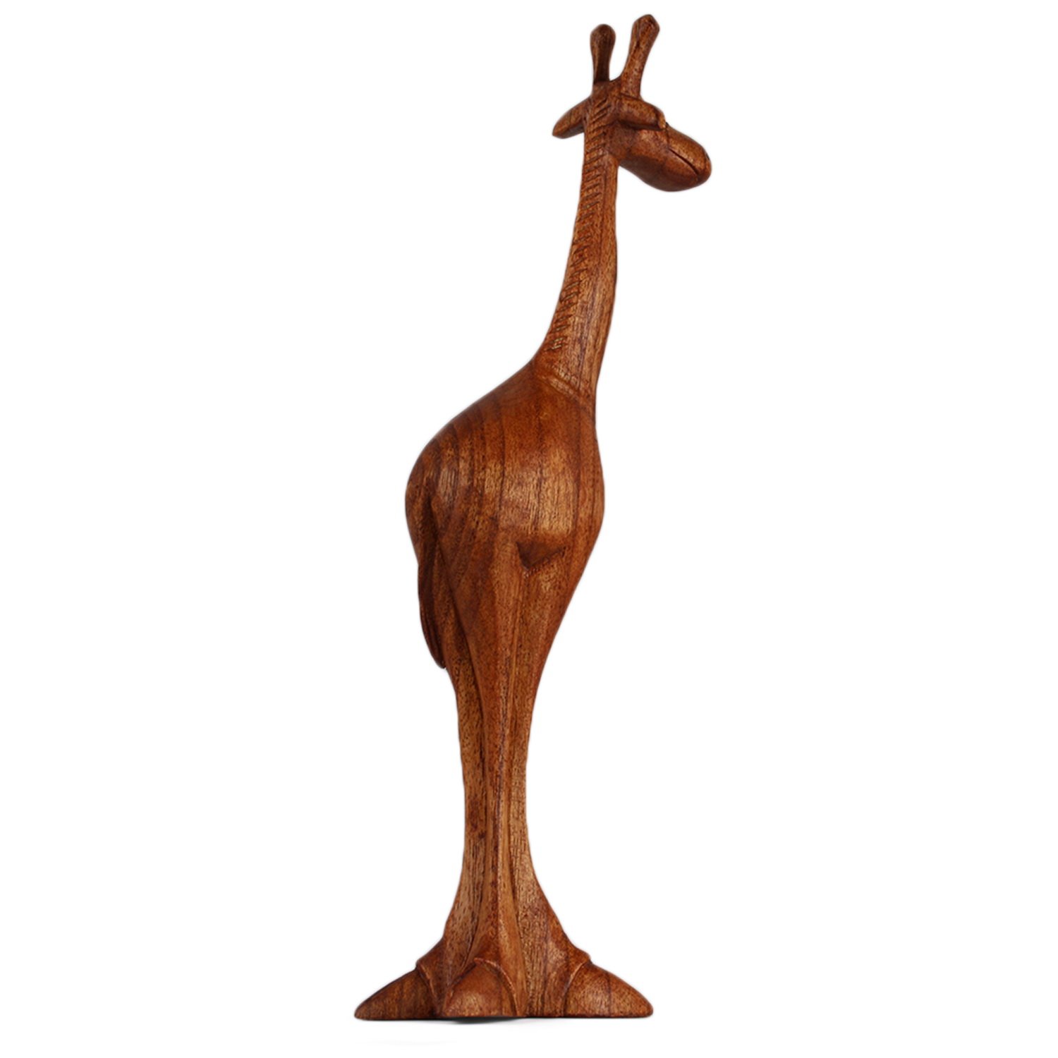 ART-CRAFT Holz Giraffe Holzschnitzerei Holzfigur Natur Minia