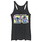 Women's Lilo & Stitch Cute But Crazy Racerback Tank Top