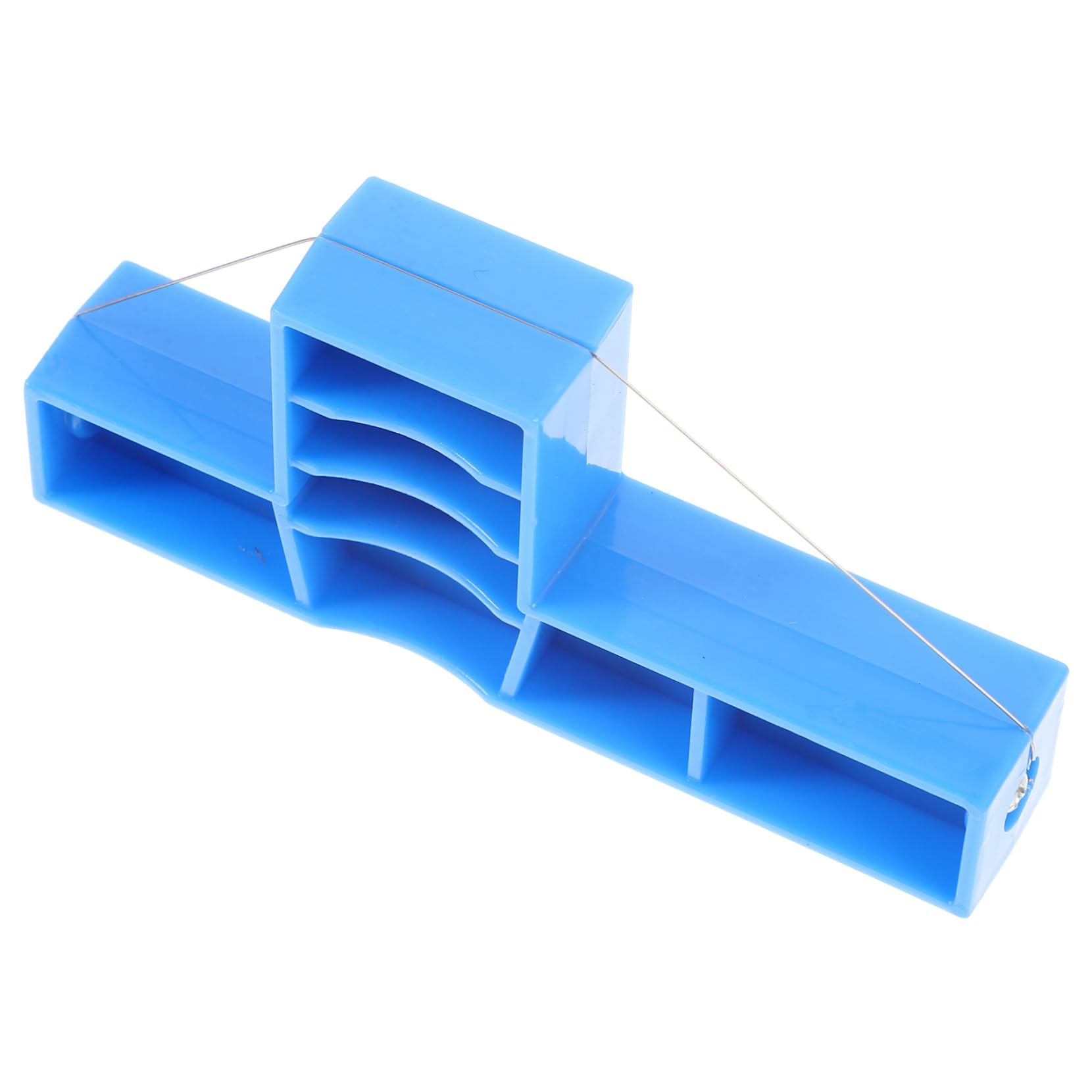 Artibetter 5 Pezzi Strumento di Taglierina Angolare Strumenti di Ceramica Filo Modellazione Scultura Cutter Forniture Argilla Artigianato Fabbricazione Kit di Strumenti Argillosi Plastica Blu