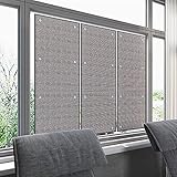 EndyAk Película Reflectante para Ventana de protección Solar con Aislamiento de lámina de Aluminio - 40x80cm (16''x31'') - Control de Calor y Mejora de la privacidad con Ventosa