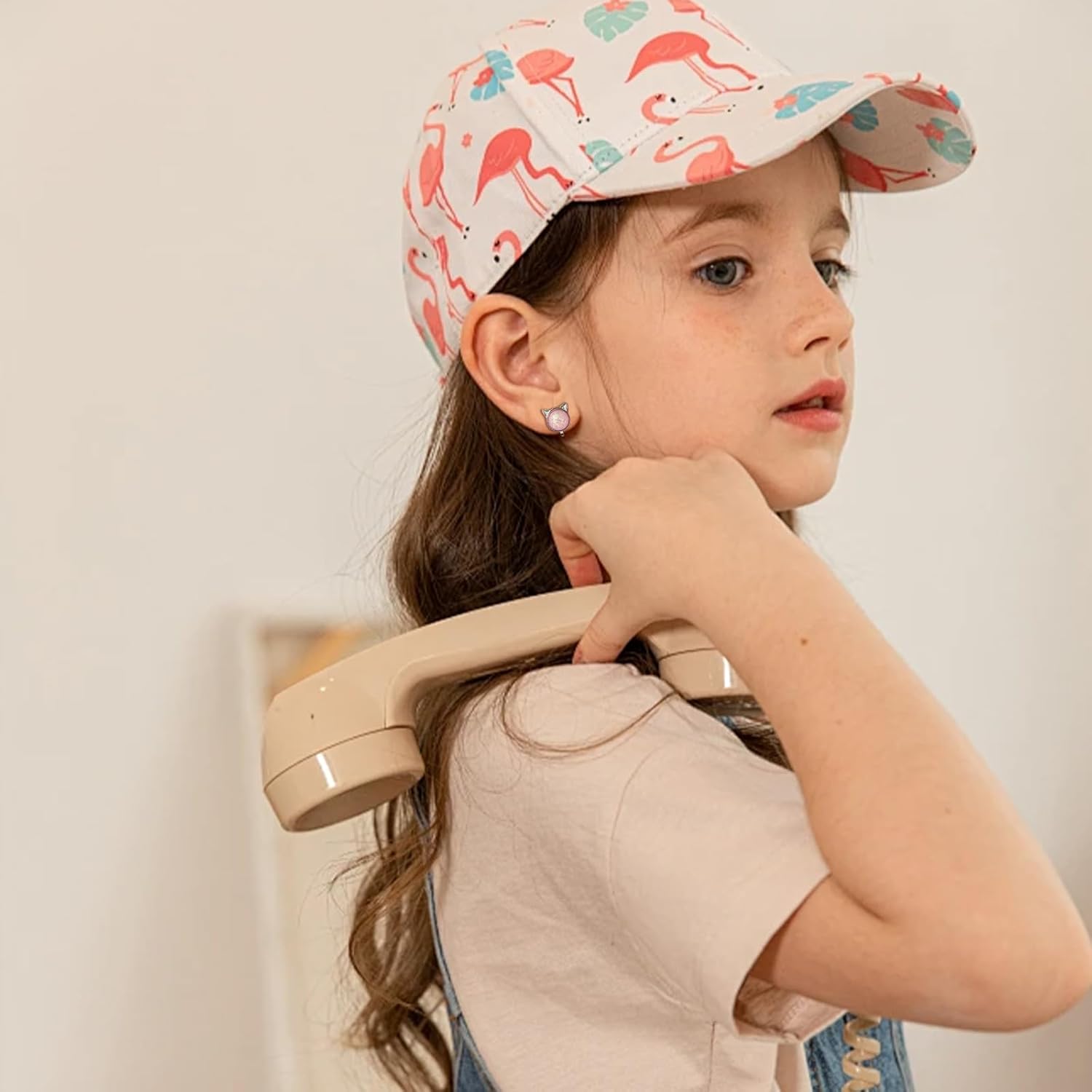 Yowivon Clip on Earrings for Girls Women Silver Non Pierced Cubic Zirconia Cute Earrings Heart Star Butterfly Flower Pearl Ball Colorful Hypoallergenic Stud Earring Set for Teen - Image 3