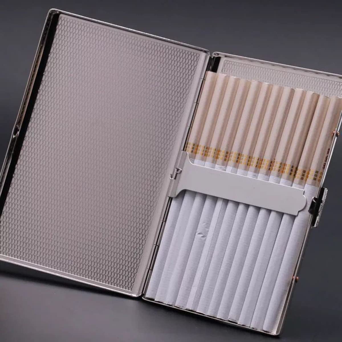 Etui na papierosy metalowe ze stali. Etui na papierosy aluminiowe， pudełko na papierosy， pudełko na papierosy na 10 dobrych papierosów，