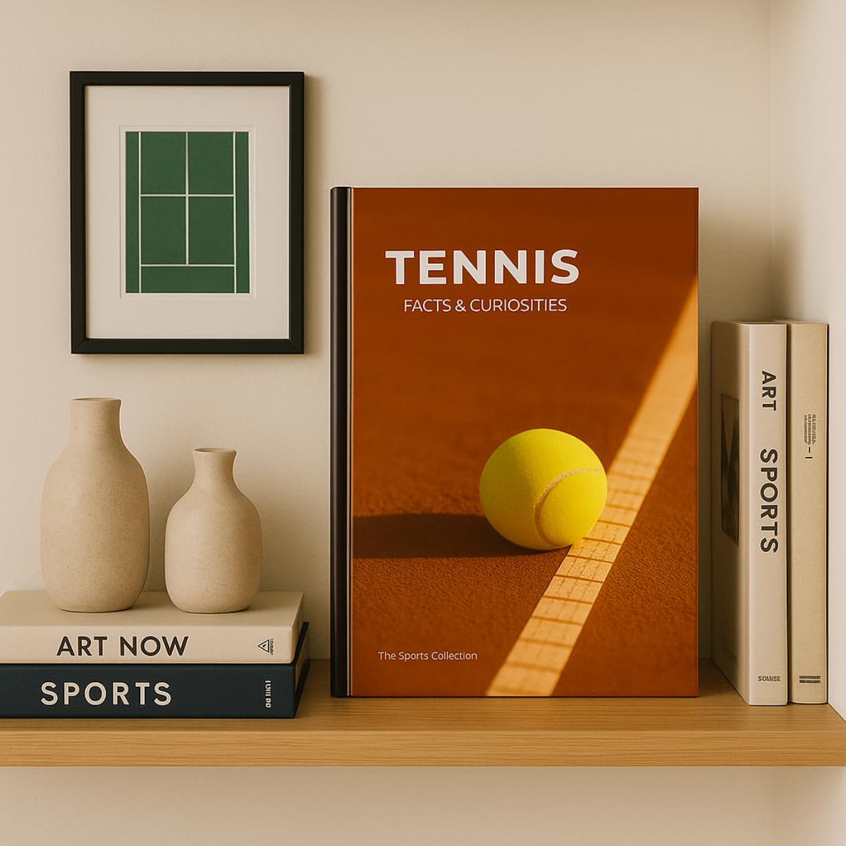Tennis Facts & Curiosities: A Large Hardcover Tennis Coffee Table Book Celebrating the Beauty, History, and Details of the Game
