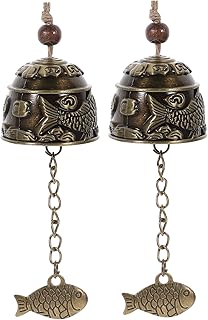SECFOU 2 Pçs Pavão Sinos De Vento Ao Ar Livre Decoração De Metal Música Decoração Sinos De Vento Jardim Ao Ar Livre Sinos De Vento Vintage Lojistas Sino De Porta Sinos De Vento Vintage