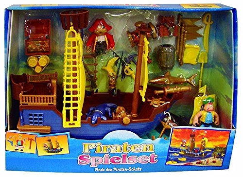 Dimasa- Barco Pirata C/Figuras Y Accesorios Muñecos cabezones (DIM91581)