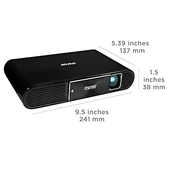 新未使用品・プロジェクター1080P Miroir Ultra Pro M631 Miroir M631 Portable Projector | Free Prime Shipping