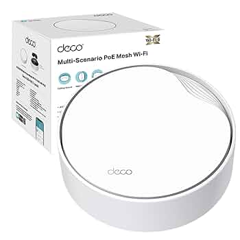 TP-Link Deco X50-PoE 2パック Deco X50-PoE | AX3000 PoE対応メッシュWi-Fi 6システム | TP