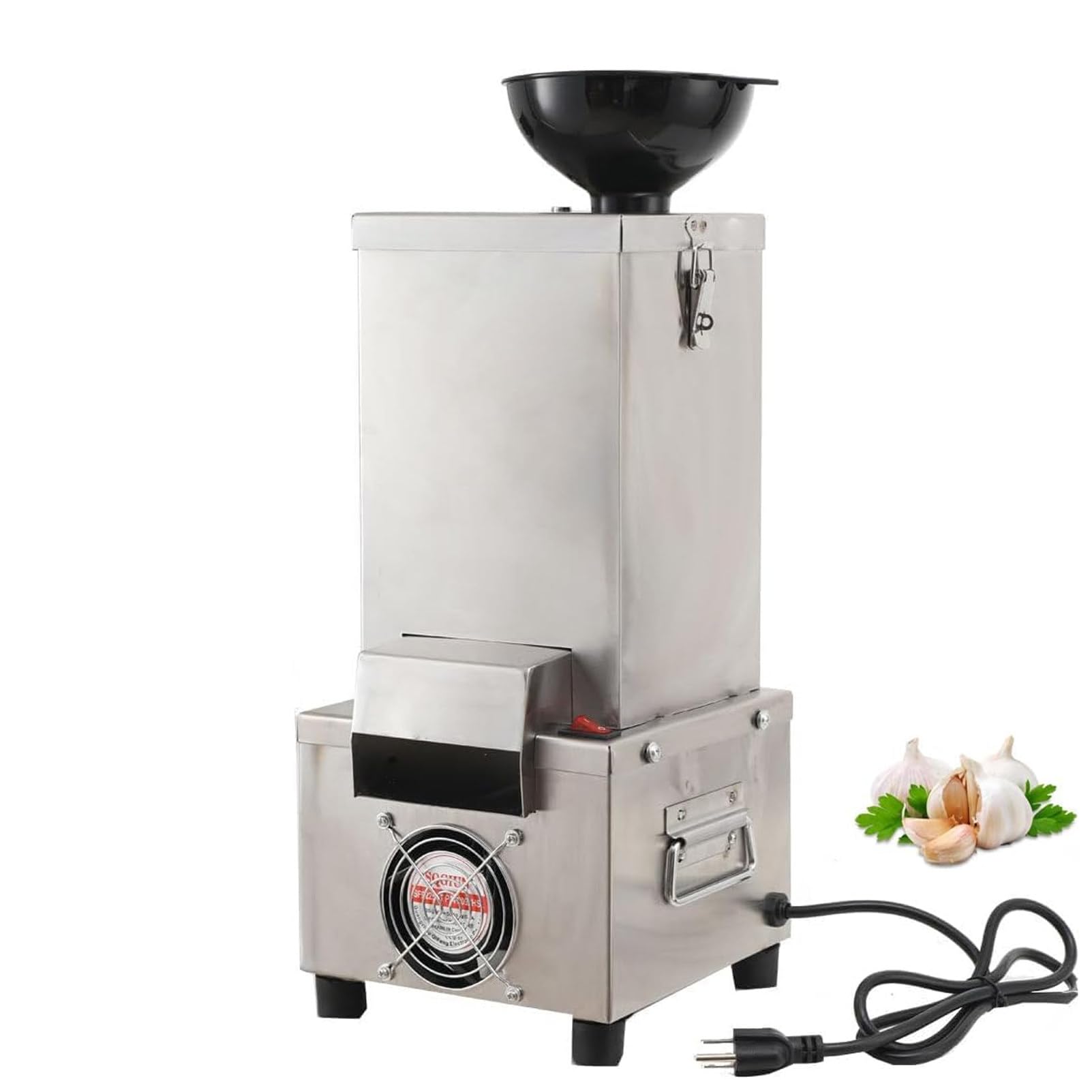 Pnpaea Electric Garlic Peeling Machine 200W,30kg/h Capacity,Stainless Steel Garlic Peeling Machine,Commercial Whole Garlic Peeler,for Kitchen Camping Outdoor