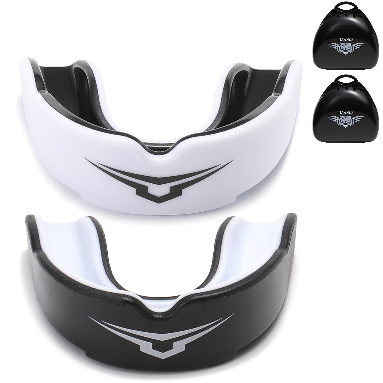 Protège Dents Enfant 11-16 Ans Lot de 2 – Protection Buccale Hockey, Boxe, Arts Martiaux – Certifié CE