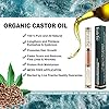 Organic Castor Oil for Face (2oz) + FREE Filled Mascara Tube, 100% Pure USDA Eyebrow Eyelash Growth Serum, Cold Pressed, Hexane Free Hair Lash Serum