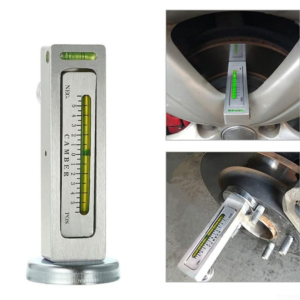 Herramienta de medición magnética para coche, medidor de alineación de camber de cuatro ruedas, herramienta de ajuste de regla de nivel magnético, medición precisa