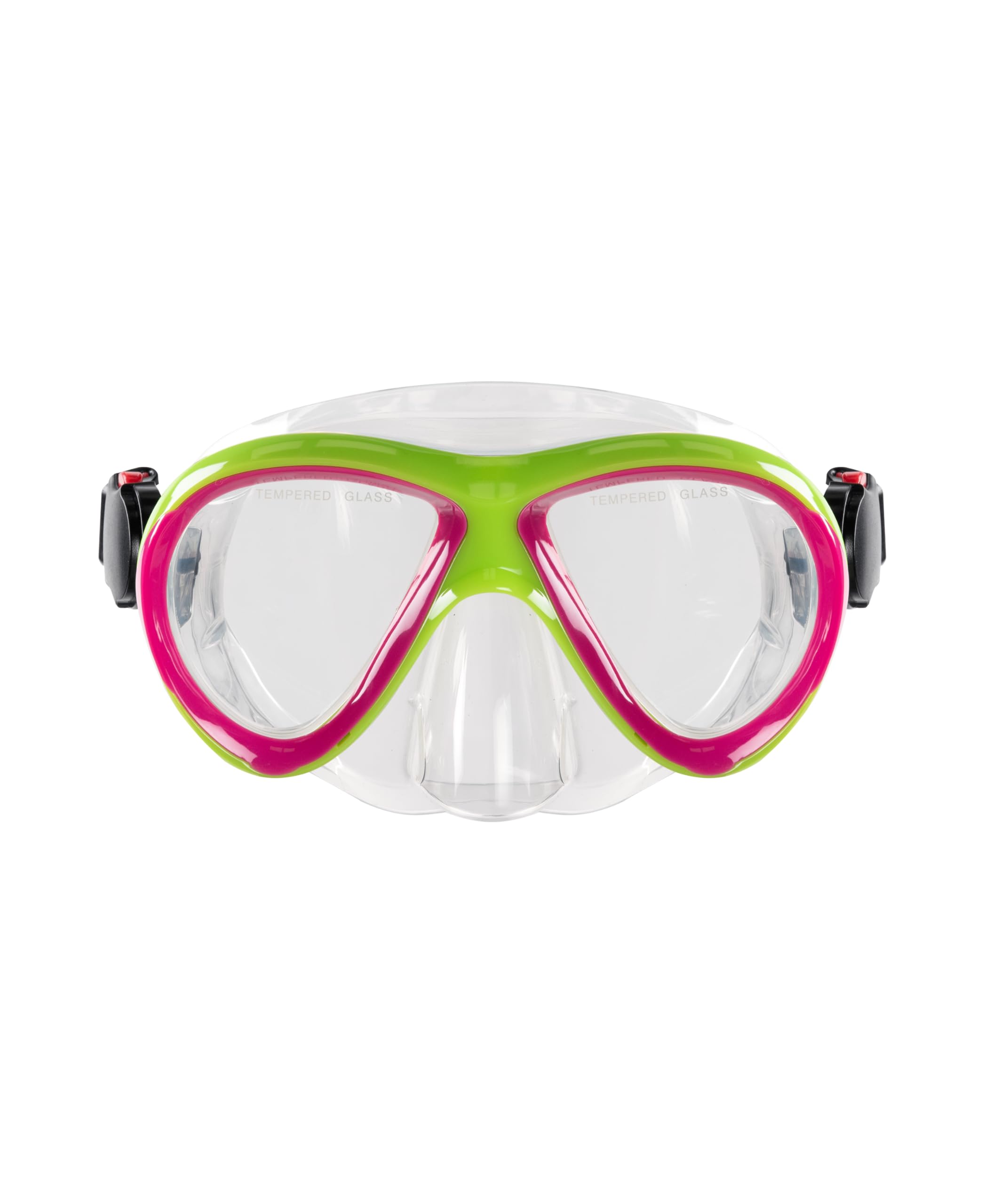 arena Set Maschera e Boccaglio Bambini, Maschera Snorkeling, Maschera Mare, Boccaglio Snorkeling Bambina con Tecnologia Anti-Infiltrazione, Tubo Flessibile con Valvola Spurgo, Silicone Ipoallergenico