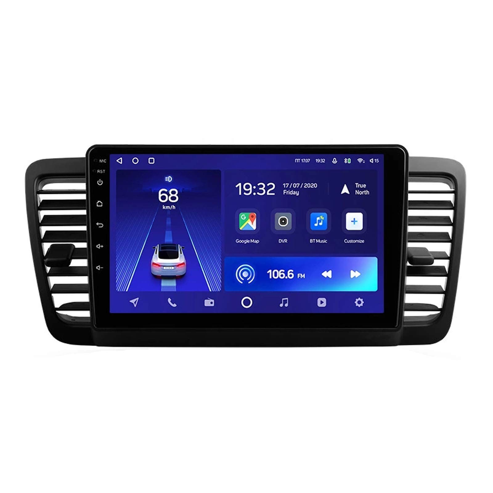 HBWZ Android 10.0 Car Stereo Sat Nav Radio for Subaru Outback 3/Legacy 4 2003-2009 GPS Navigation 9''Head Unit Touchscreen MP5 Multimedia Player Video Receiver with 4G WiFi SWC Carplay